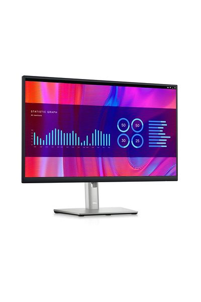Dell Dell P2423DE 23.8" QHD IPS LED Monitor, USB-C Hub, Pivot, HDMI, DisplayPort – Black/Silver