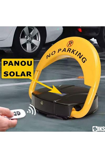 SIKS Automatic Parking Blocker With Solar Charging, With Solar Rechargeable Battery