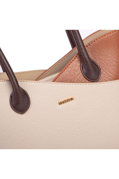 Nas Bag Geantă de mână și de umăr pentru femei Premium Series Sand Tan Brown Victoria