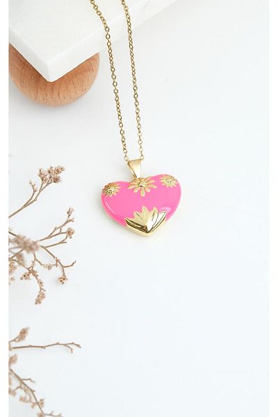 Jack Ferrero Gold Steel Women's Necklace (316L Steel)