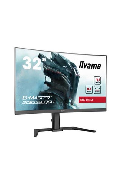 IIYAMA G-Master 31.5" Curved Gaming Monitor, WQHD, 165Hz, 0.2ms, FreeSync, Built-in Speakers