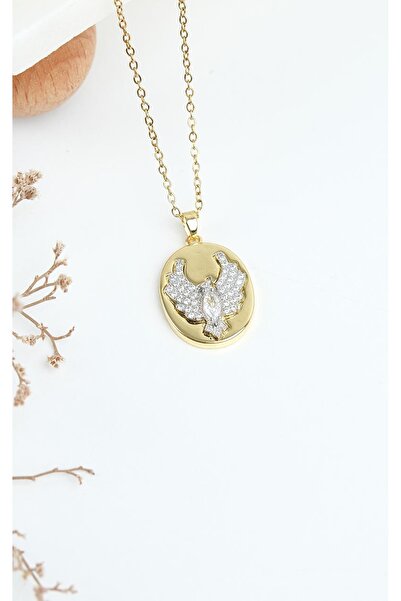 Jack Ferrero GOLD ÇELİK KADIN KOLYE (316L ÇELİK)