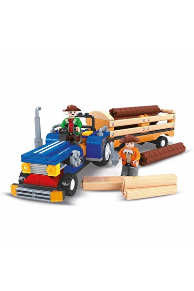 sunman oyuncak Blx Farm Tractor with Trailer 28506