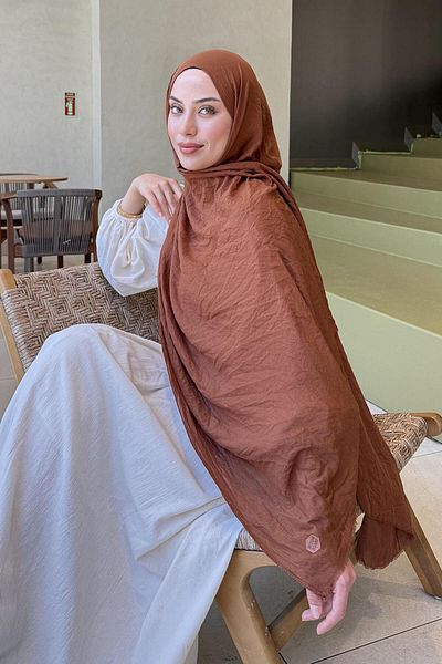 lamelif Organic Premium Shawl Almond