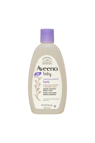 AVEENO Aveeno Baby Calming Comfort Bath 236ml – Lavender & Vanilla, Tear-Free...