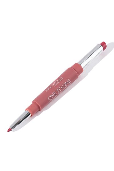 FACE COMPLEX One To One Lipstick Pencil, Ruj Cu 2 Capete 02 - Italia