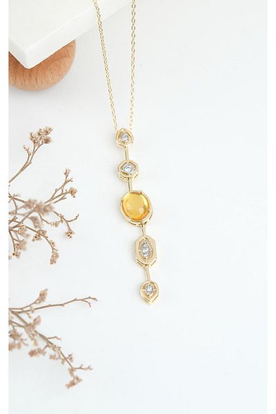 Jack Ferrero Gold Steel Women's Necklace (316L Steel)