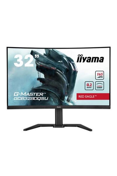 IIYAMA G-Master 31.5" Curved Gaming Monitor, WQHD, 165Hz, 0.2ms, FreeSync, Built-in Speakers