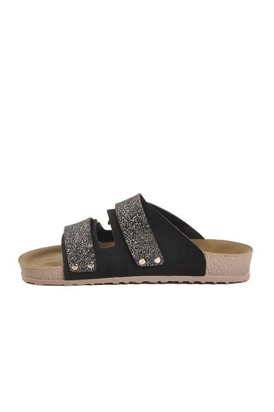AYAKMOD Black Lightweight Velcro Women's Slippers 20-009 Z