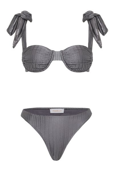 AQUELLA Σετ μπικίνι Anthracite Underwire