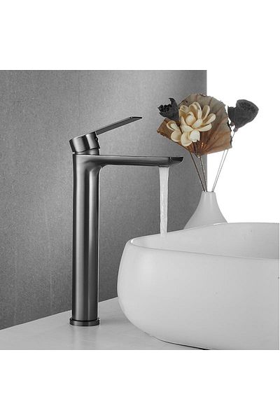 Generic Kana Single Handle Basin Mixer Tap, Black