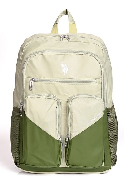 U.S. Polo Assn. Rucsac pentru școală și zilnic Plcan24103 – Design ergonomic cu mai multe compartimente, verde