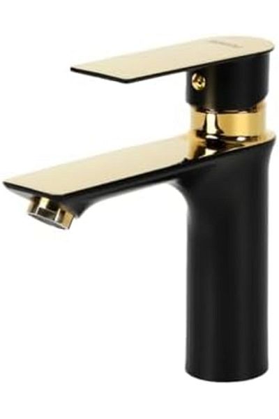 GENERAL High-Quality Black and Gold Sink Mixer