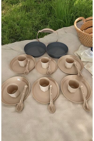 LeesHome طقم نزهة بيضاوي 32 قطعة