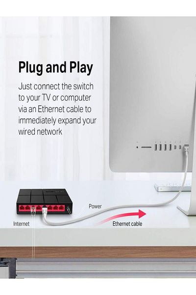 mercurys MERCUSYS MS108G 8 Port Gigabit Network Switch, Gigabit Switch, Ethernet Splitter,