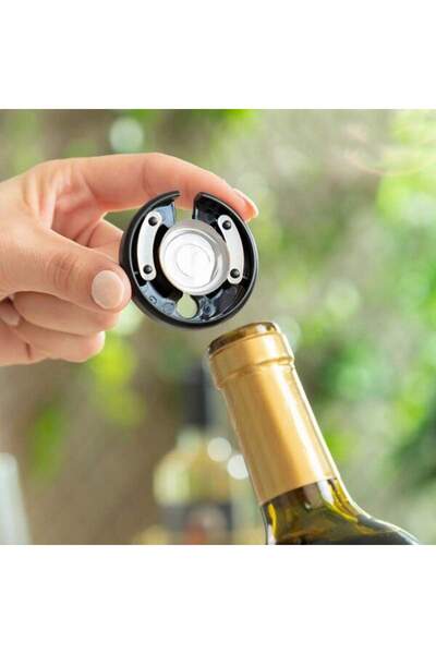 SIKS ® Electric Tribuson for Wine Bottle Opener, Seal Cutting Accessory Included, Battery Operated