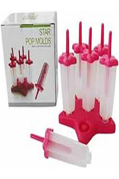 Generic 2pcs Star Popsicle Mold Set of 6,