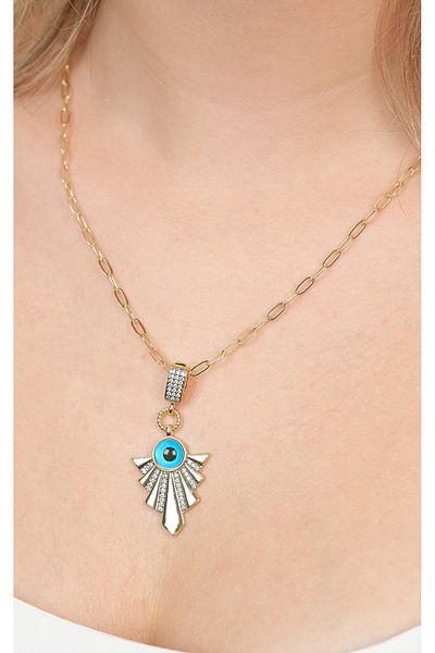 Jack Ferrero Gold Steel Women's Necklace (316L Steel)