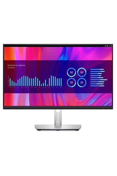 Dell Dell P2423DE 23.8" QHD IPS LED Monitor, USB-C Hub, Pivot, HDMI, DisplayPort – Black/Silver
