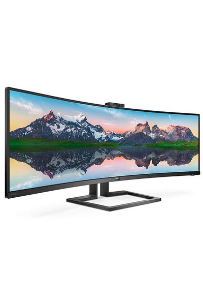 Philips Monitor curbat dual QHD de 49" - USB-C, sincronizare adaptivă, HDR, mod LowBlue, panou VA