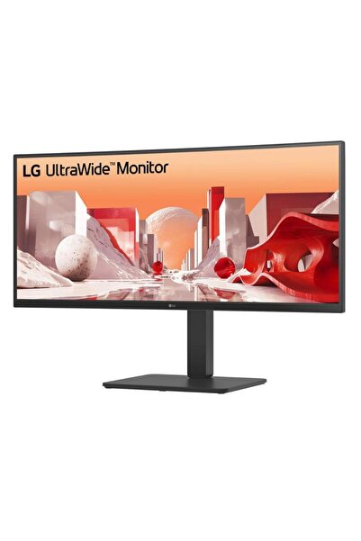 LG Monitor LED IPS UWQHD curbat de 34", HDMI, DisplayPort, difuzor, negru