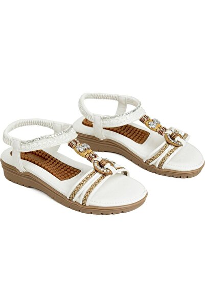 Guja Sandale de zi cu zi pentru femei cu talpă cu piatră de masaj