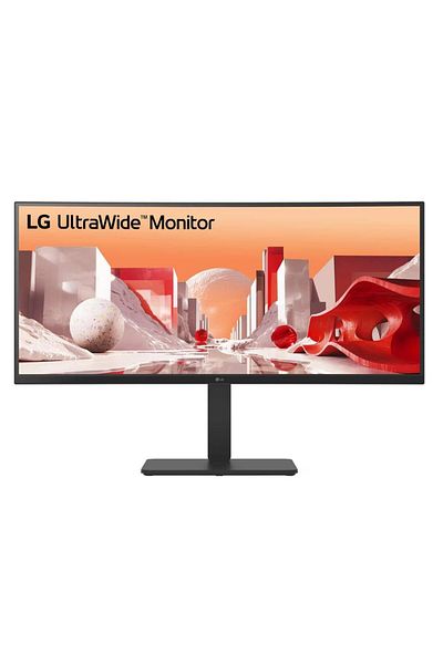 LG Monitor LED IPS UWQHD curbat de 34", HDMI, DisplayPort, difuzor, negru