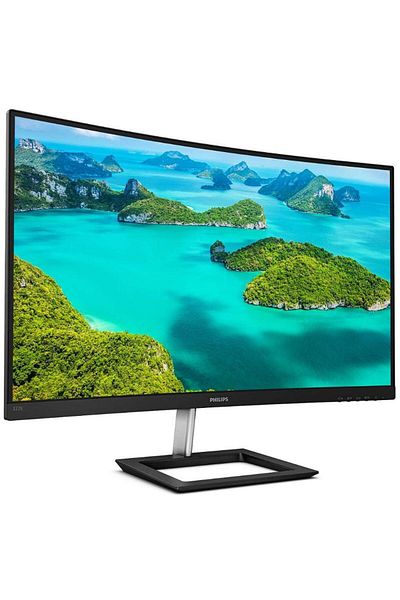 Philips Monitor LED curbat Philips de 31,5", Full HD, 75Hz, HDMI/DP/VGA, negru