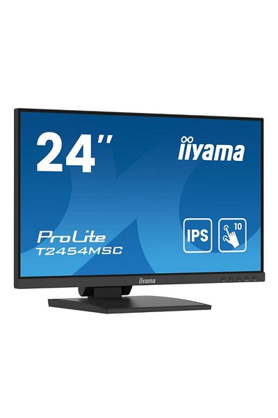 IIYAMA 23.8" Full HD IPS LED Monitor, Touchscreen, HDMI/DP, Anti-Glare, Black