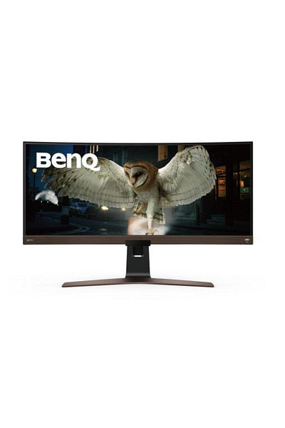 BENQ 37.5" Curved IPS WLED Monitor, WQHD, HDMI, DisplayPort, Speakers, Black