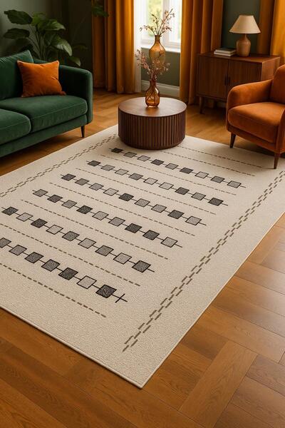 BLGHOME KÜÇÜK KUTULAR MODERN HALI DEKORATİF KİLİM