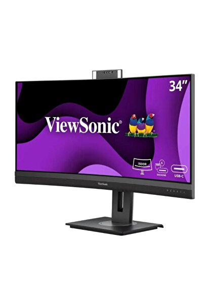 ViewSonic 34" UltraWide Curved Gaming Monitor, MVA LED, UWQHD, 100Hz, HDMI/DP, Black