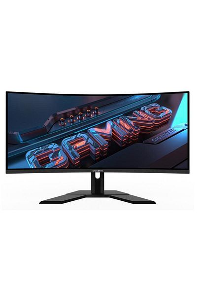 Gigabyte Monitor de gaming curbat G34WQCP de 34", 3440x1440, 180Hz, 1ms, LED, difuzoare, negru