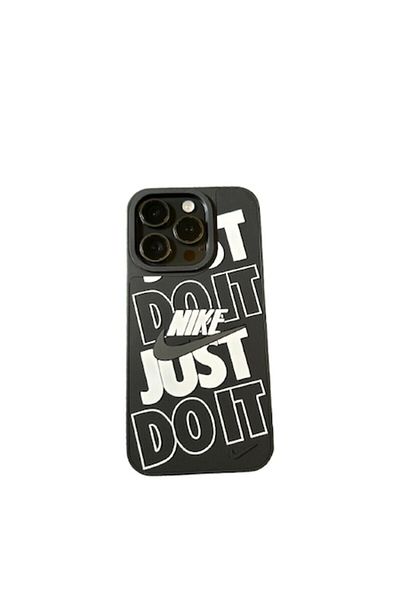 Nike Phone case compatible with iPhone 15, Nike Black