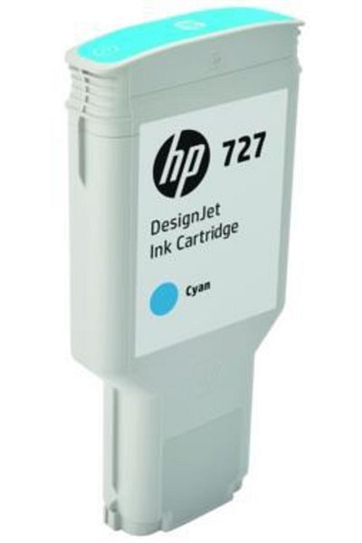 HP HP 727 Designjet Ink Cartridge, 300 ml (Cyan)