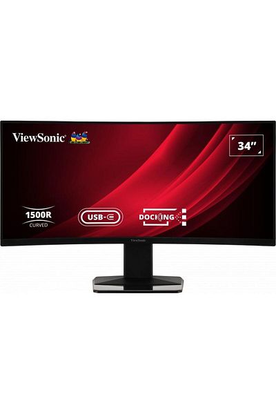 ViewSonic Viewsonic 34" Curved Gaming Monitor, WQHD, 120Hz, 0.4ms, LED VA, HDMI/DP, Black
