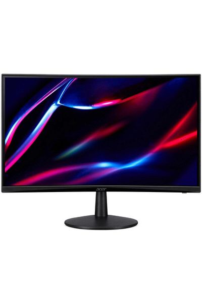 ACER Monitor de gaming curbat Acer Nitro ED240Q S3, 23,6", Full HD, 1ms, 180Hz, FreeSync Premium, Negru