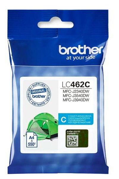 Brother Cartus cerneala Brother LC462C, capacitate 550 pagini (Cyan)