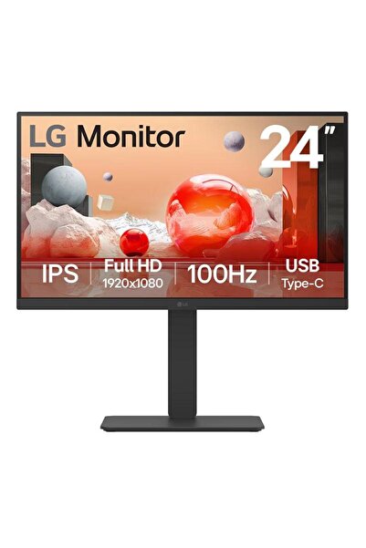 LG Οθόνη LED 23,8" Full HD IPS, HDMI/DisplayPort, USB-C, Pivot, Μαύρο