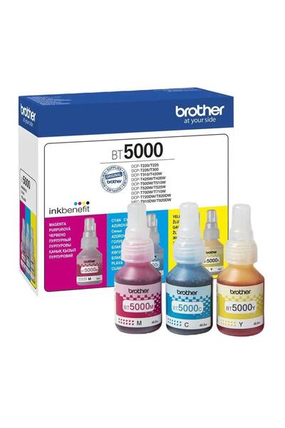 Brother Set flacoane de cerneala BT5000CLVAL CMY 3 x 5.000 pag Ink Benefit DC...
