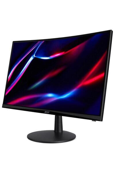 ACER Monitor de gaming curbat Acer Nitro ED240Q S3, 23,6", Full HD, 1ms, 180Hz, FreeSync Premium, Negru
