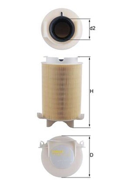 MAHLE Air Filter Caddy III-Passat-Golf V-Jetta III-Touran-Tiguan-Leon-Octavia-Altea 1.4 TSI-1.