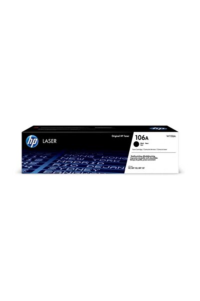 HP W1106a (106a) Siyah Toner Laserjet Mfp 137fnw, M135a, M135w, M107a, M107w