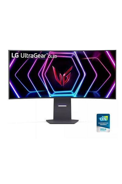 LG 39" Gaming OLED Monitor 39GS95QE-B, WQHD, 240Hz, Curved, Ultra-Fast, G-Sync Compatible