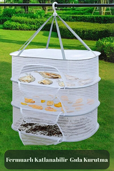 Arfseb Askılı Katlanabilir Gıda ve Çamaşır Kurutucu