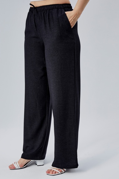 Symirna Linen Viscose Loose Fit Women's Trousers