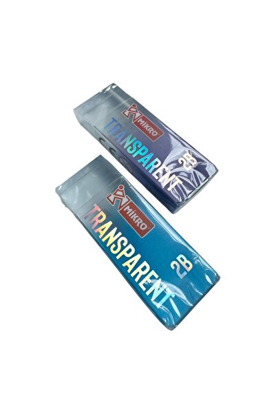 Polin Micro Clear Erasers, 2 Pack
