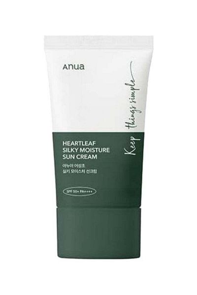 ANUA Heartleaf Silky Moisture Sunscreen SPF50+ PA++++ 50ml