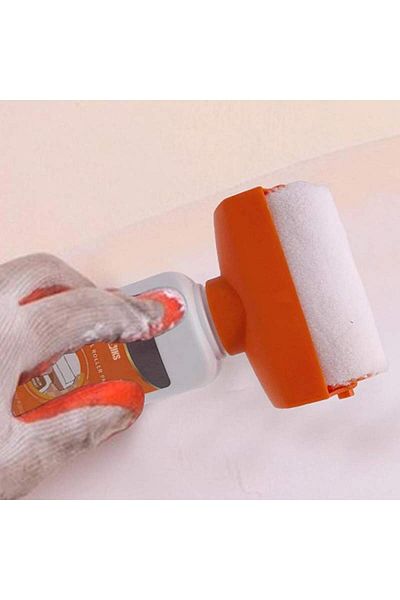 SIKS Wall Paint Roller With Tank And White Washable Paint Included, 500 Ml, White
