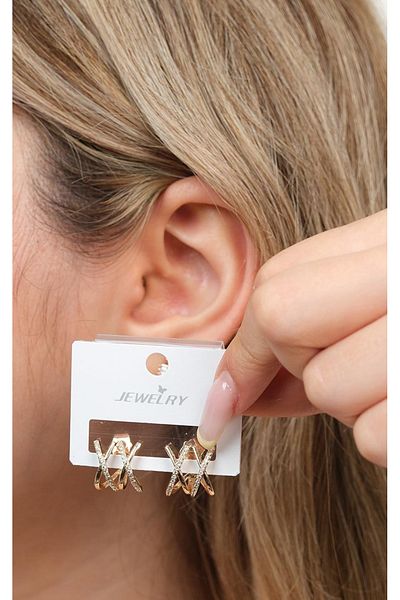 Jack Ferrero STEEL WOMEN EARRINGS